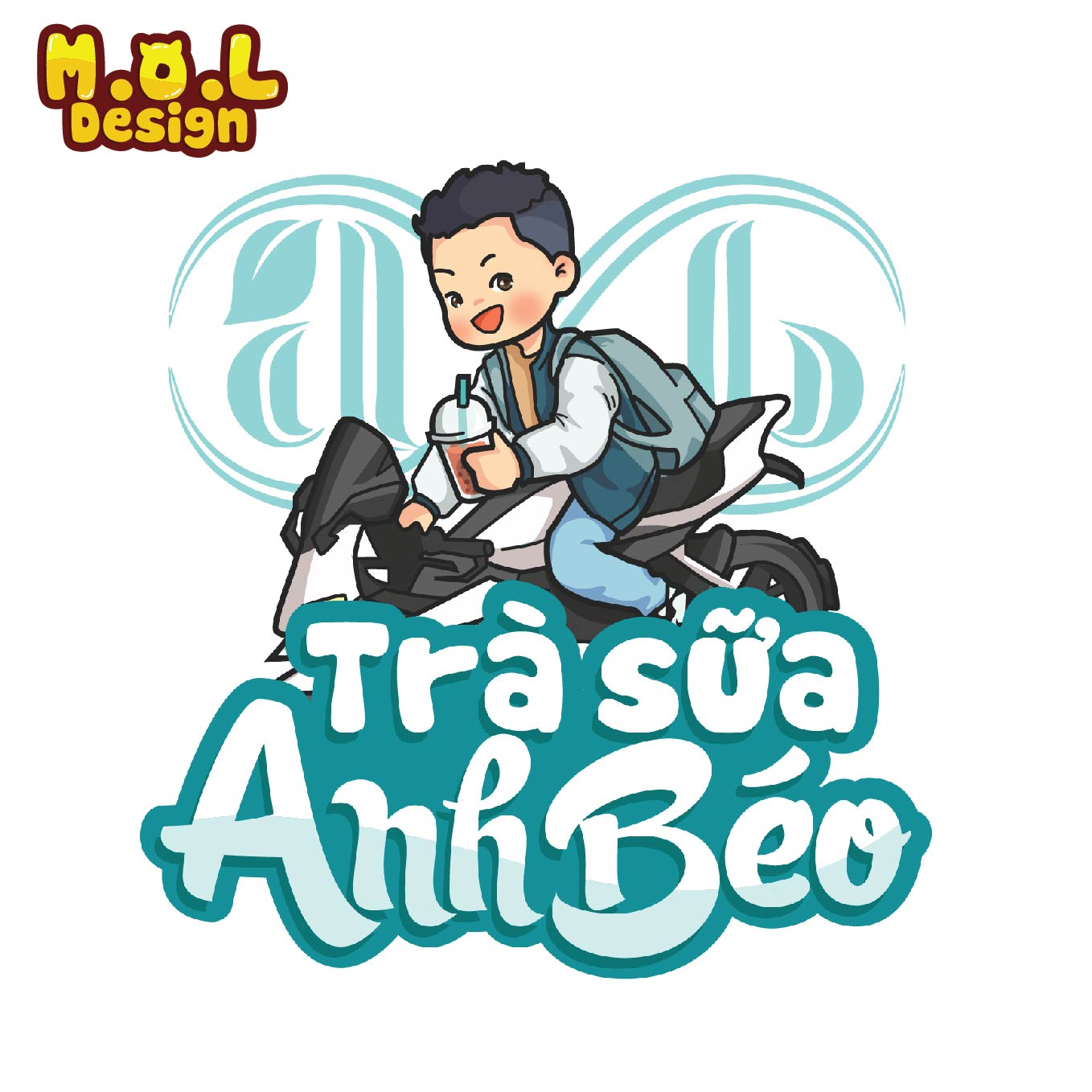 mau logo quan tra sua dep