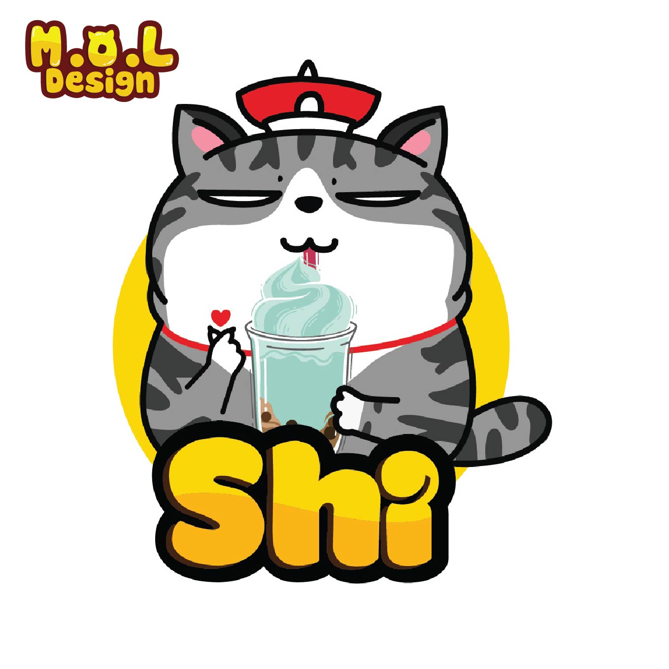 mau logo quan tra sua dep