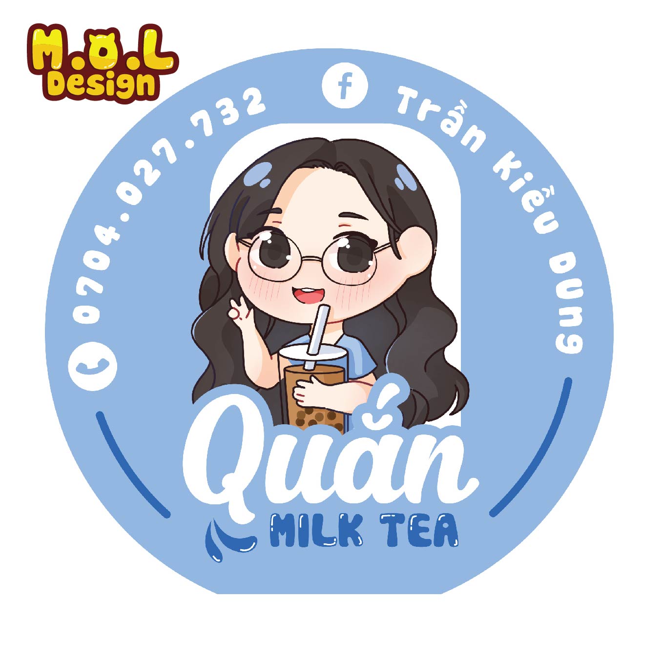 mau logo quan tra sua dep