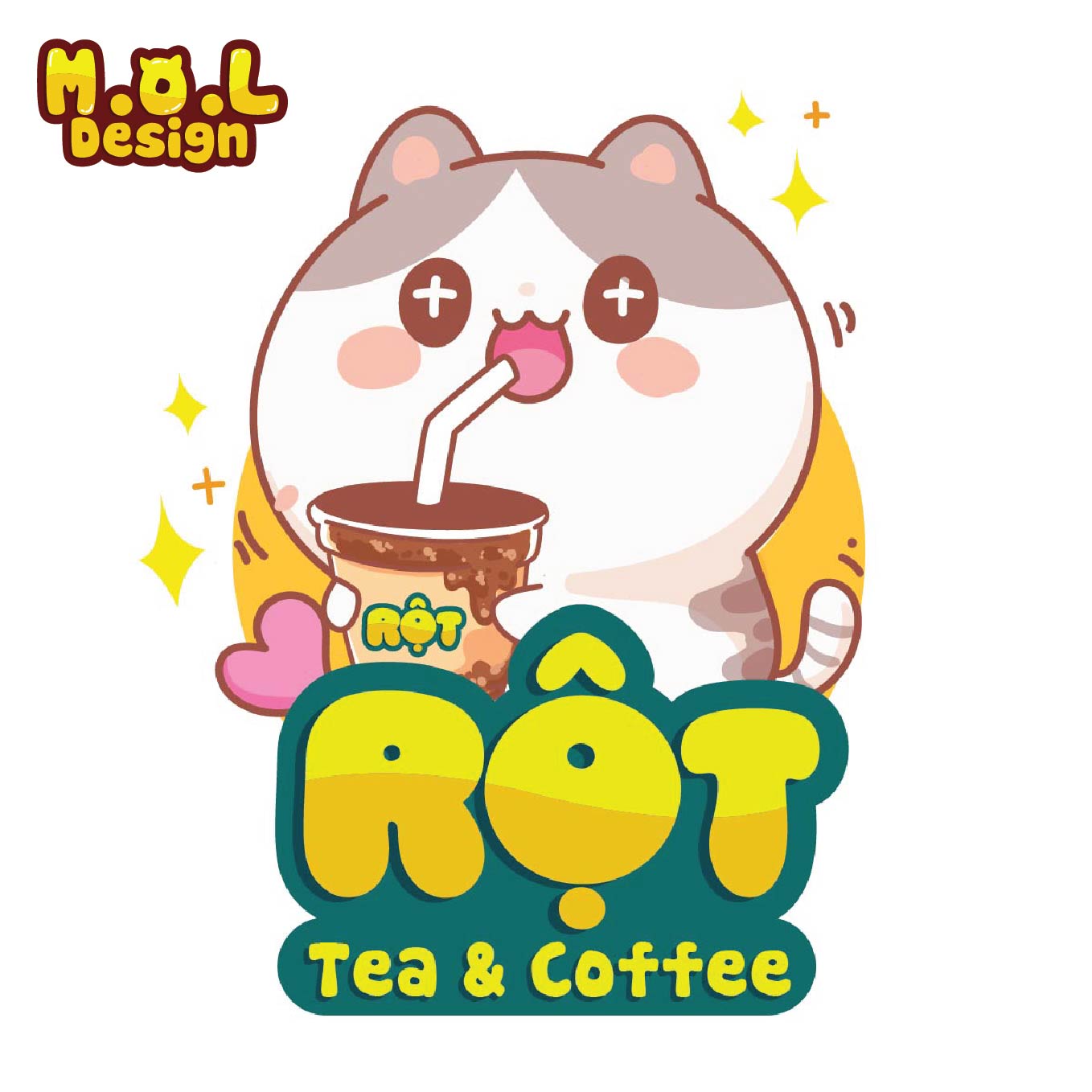 mau logo quan tra sua dep