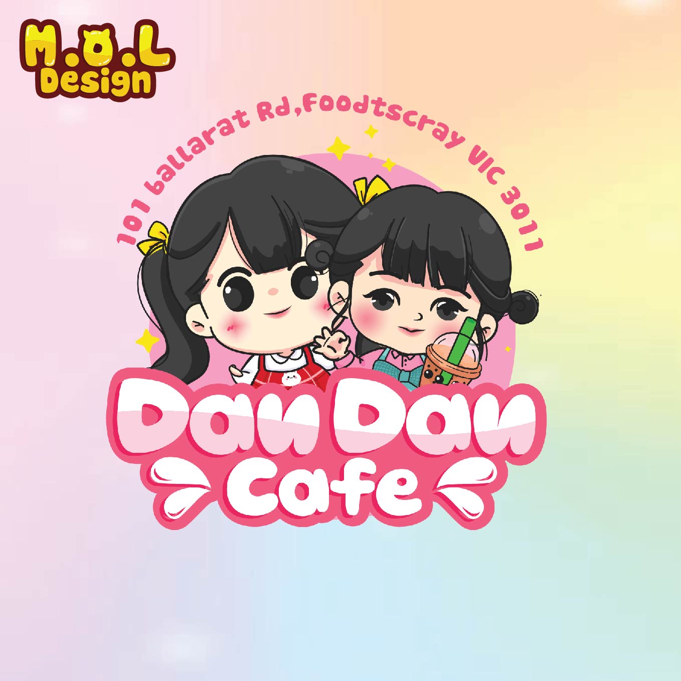 mau logo quan tra sua dep